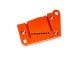 Motorplaat aluminium oranje