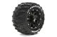 LOUISE, LT3310SBH, MFT MT-CYCLONE bead-lock velg zwart 1/2 offset