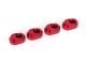 koop wishbone pin holder (4) aluminum red by Traxxas for only € 11,95 in TRX 7000 tot 7999 at Bliek Modelbouw, Bliek Modelbouw. Beschikbaar