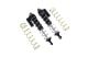 ALUMINUM REAR L-SHAPE PIGGY BACK SPRING DAMPERS 187MM -4PC S