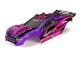Carrosserie Rustler 4x4 roze/paars met sticker