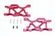 ALUMINUM REAR LOWER ARMS -8PC SET red