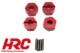 koop NEOXX V2 - wheel Hex M12/5.0 4pc - red by HRC Racing for only € 6,25 in HRC Racing at Bliek Modelbouw, Bliek Modelbouw. Beschikbaar