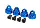 koop GT-Maxx schokdoppen aluminium blauw (4) by Traxxas for only € 54,95 in TRX 9000 tot 9999 at Bliek Modelbouw, Bliek Modelbouw. Beschikbaar
