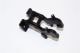 ALLOY REAR WING MOUNT - 1SET black