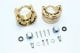 BRASS PENDULUM WHEEL KNUCKLE AXLE WEIGHT + 9MM HEX -16PCS