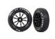 Mickey Thompson ET op velg zwart glanzend front (2)