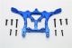 ALLOY REAR DAMPER MOUNT - 1SET blue GPM TRX 1/10 RUSTLER VXL BANDIT