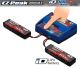 EZ-Peak Dual Snellader 2x4A & 2x LiPo 5000mAh 3s 25C Set