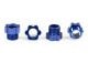 koop Traxx wielasmoeren aluminium blauw (4) by Traxxas for only € 19,95 in TRX 8500 tot 8999 at Bliek Modelbouw, Bliek Modelbouw. Beschikbaar