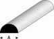 HALF ROND MASS. 8,0MM 1M