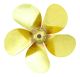 Brass Propeller80-L-5bl-M5