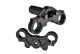 Alu Triple-Clamp-Set schwarz