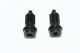 HARDEN STEEL #45 JOINT OF REAR AXLE - 2PC SET black