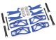koop Wishbone set blauw met trekstangen, steekassen, veren by Traxxas for only € 57,95 in TRX 8500 tot 8999 at Bliek Modelbouw, Bliek Modelbouw. Beschikbaar