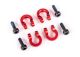 Bumper D-Ringen 6061-T6 aluminium rood