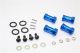 ALLOY HEX ADAPTOR(+17MM)-4PCS SET blue