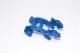 ALLOY REAR WING MOUNT - 1SET blue