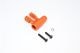 ALUMINIUM STEERING POST - 1PC SET orange