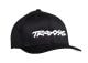 Traxxas pet zwart/logo wit, ronde klep L/XL
