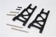 ALLOY FRONT/REAR LOWER ARM - 1PR SET black