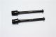 STEEL #45 REAR DRIVE SHAFTS -2PC SET black