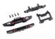 Bumper aluminium zwart v&h