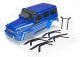 Mercedes-Benz G500 blauwe carrosserie met aanbouwonderdelen