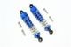 ALUMINIUM FRONT/REAR DAMPER (57MM) - 1PR SET blue