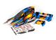 Body Bandit VXL blauw/oranje met sticker