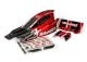 Bandietenlichaam zwart/rood met sticker