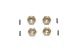 BRASS  HEX ADAPTERS 3.5MM THICK-8PC SET