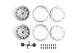 ALUMINUM WHEEL 1.9 FOR CRAWLERS (DESIGN B) -24PC SET silver