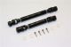 STEEL ADJUSTABLE MAIN SHAFT WITH ALLOY BODY - 14PC SET black