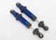 koop GTS demper aluminium blauw met veerhouder (2) by Traxxas for only € 42,95 in TRX 8000 tot 8499 at Bliek Modelbouw, Bliek Modelbouw. Beschikbaar