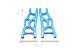 ALLOY FRONT LOWER ARM - 1PR SET blue GPM TRX 1/10 RUSTLER VXL BANDIT