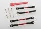 koop L/R draadstangenset aluminium rood v69 & h82mm by Traxxas for only € 24,95 in TRX 3500 tot 3999 at Bliek Modelbouw, Bliek Modelbouw. Beschikbaar
