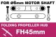 APC - Folding Electric Propeller Blades Adapter Hub - 45MMFH (for 6mm motor shaft)