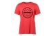 T-shirt rood/logo zwart XL