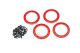 koop Beadlock ring 2.2 aluminium rood met schroeven (4) by Traxxas for only € 38,95 in TRX 8000 tot 8499 at Bliek Modelbouw, Bliek Modelbouw. Beschikbaar