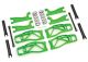 koop Wishbone set groen met trekstangen, steekassen, veren by Traxxas for only € 57,95 in TRX 8500 tot 8999 at Bliek Modelbouw, Bliek Modelbouw. Beschikbaar
