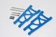 ALLOY FRONT/REAR LOWER ARM - 1PR SET blue