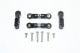 ALU SrvHrn w. STAINLESS STEEL ADJUSTABLE STEERING LINK -8PCS