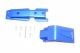 ALUMINUM FRONT SKID PLATE -9PC SET blue