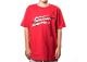 SLVR T-shirt rood/Slash Logo zwart/wit M