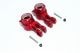 ALUMINUM REAR KNUCKLE ARM - 6PCS SET red