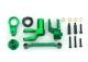 Stuur Bellcranks aluminium groen