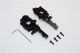 ALLOY REAR GEAR BOX - 2PCS SET black