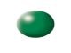Bladgroen, zijdemat RAL 6001 Aqua Color 18 ml Revell modelbouwverf op waterbasis