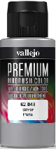 Vallejo Premium: Silver (Polyu.) (60ml)